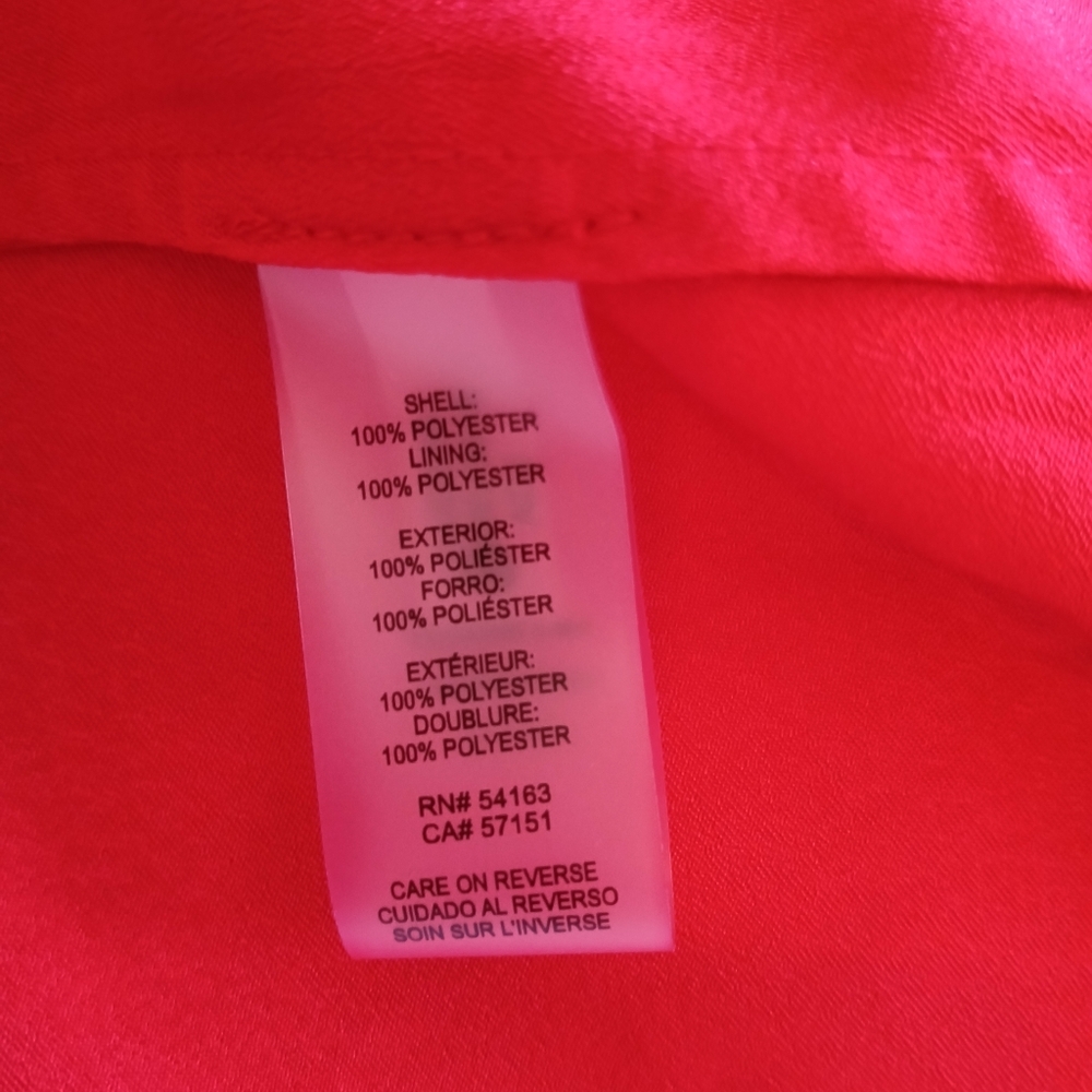 Karl Lagerfeld Red Evening Dress Maxi Jeweled Formal Size 2 Christmas Dance - Picture 10 of 11